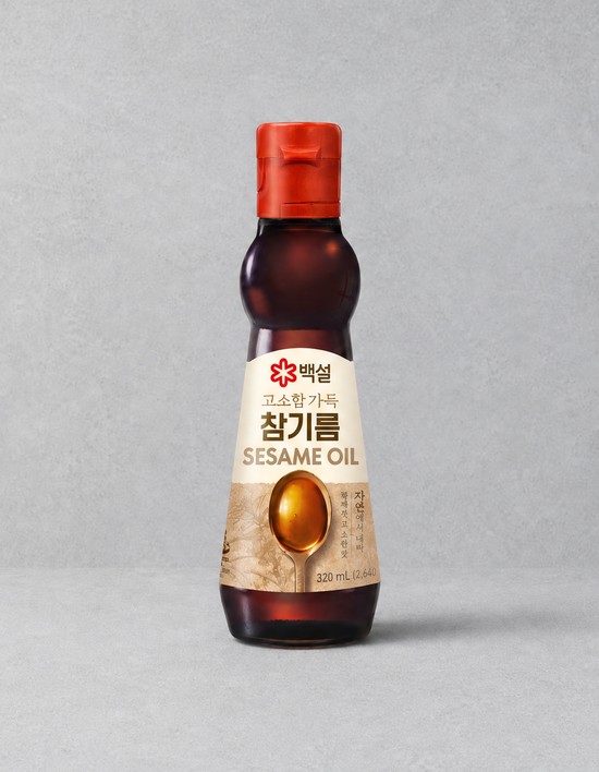 [백설] 고소함 가득 참기름 320ML
