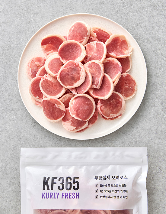 [KF365] 무항생제 오리 로스 500g (냉동)