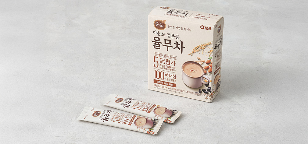 [샘표] 순작 아몬드 검은콩 율무차 (18g X 10개) - 마켓컬리