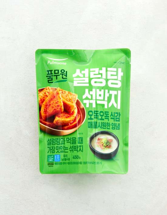 [풀무원] 설렁탕 섞박지 450g
