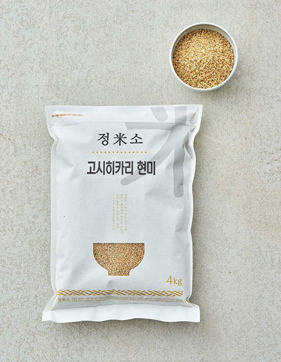 [정미소] 고시히카리 현미 4kg(26년 햅쌀) 