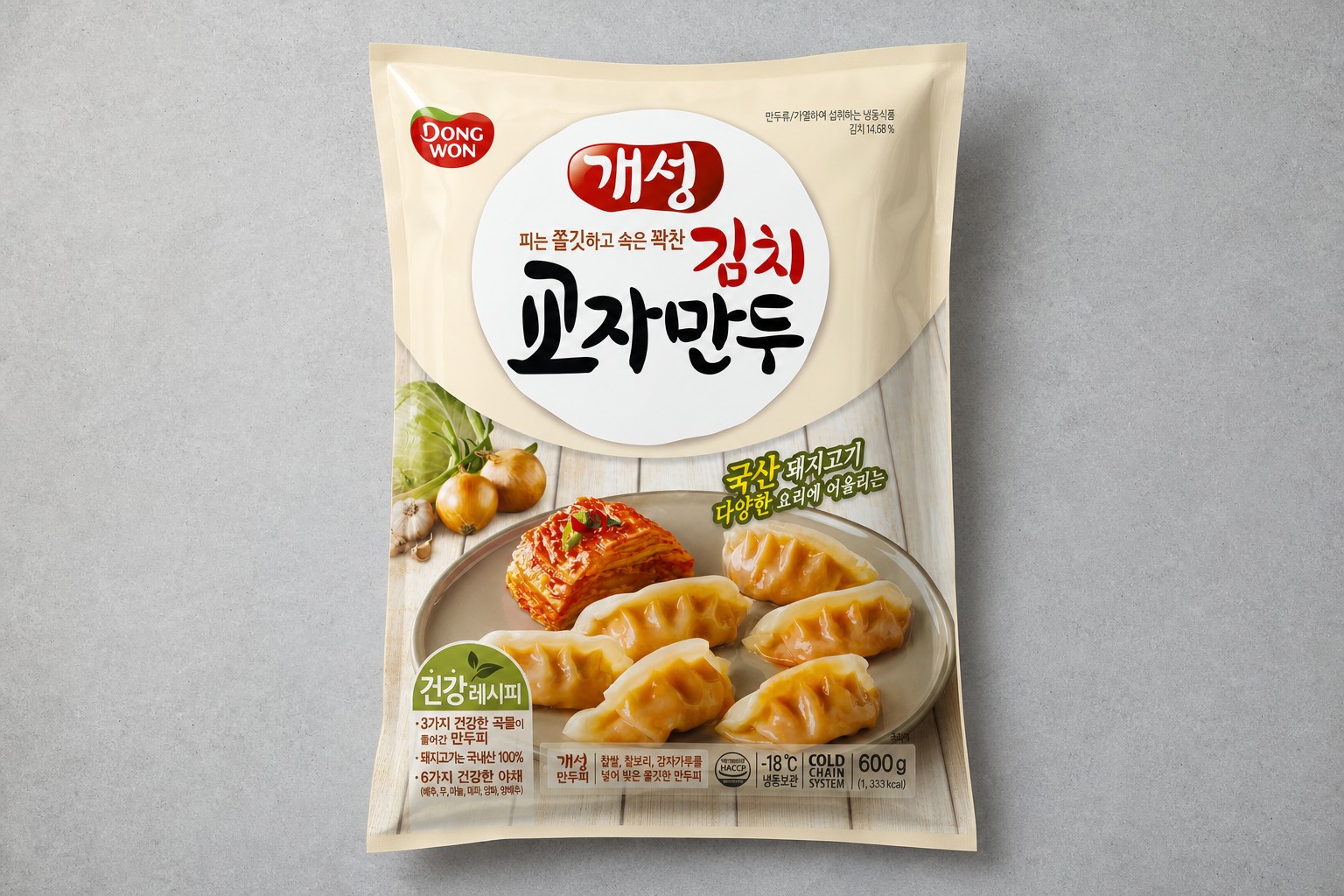 [동원] 김치 교자 만두 600g
