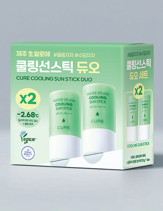 [김정문알로에] 쿨링 선스틱 23g 듀오 기획세트(단품 대비 15% 할인)