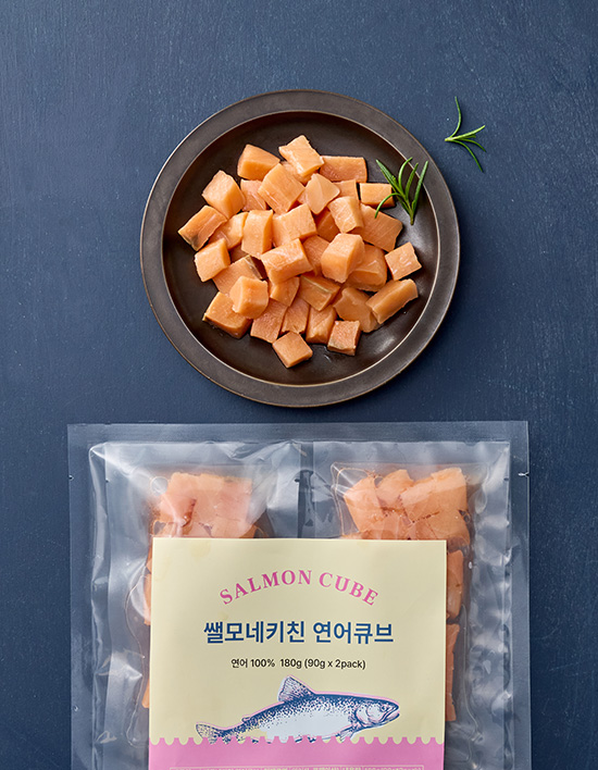 [쌜모네키친] 연어큐브 180g (냉동)