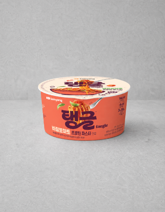[삼양] 탱글 바질 토마토 프로틴 파스타 큰컵 105G