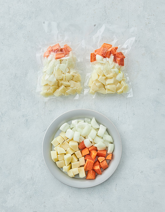 [바름팜] 친환경 카레 용 간편채소 250g * 2팩 (500g)