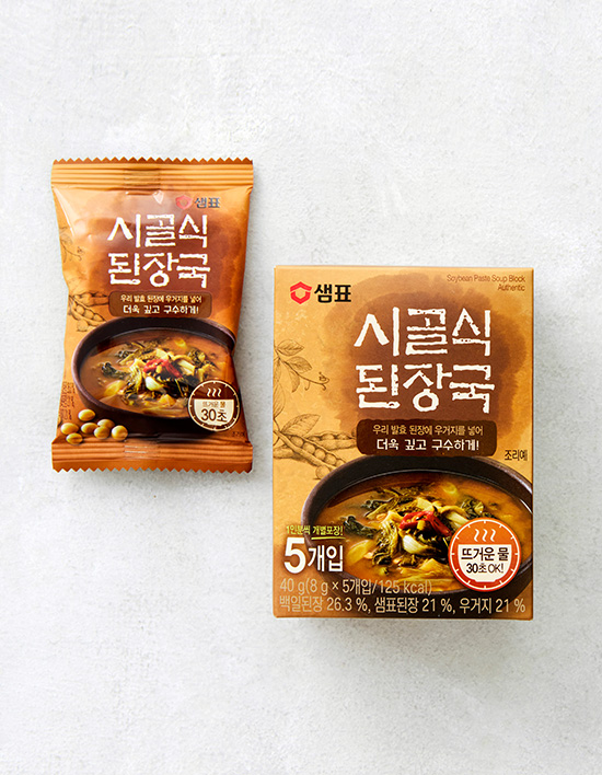 [샘표] 즉석 시골식된장국 40g(5개입)