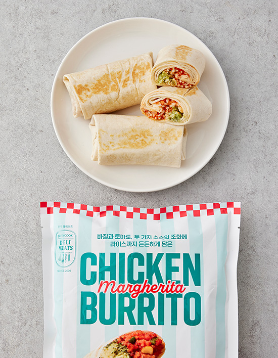 [존쿡 델리미트] 마르게리타 치킨 브리또 420g(140gx3개입)