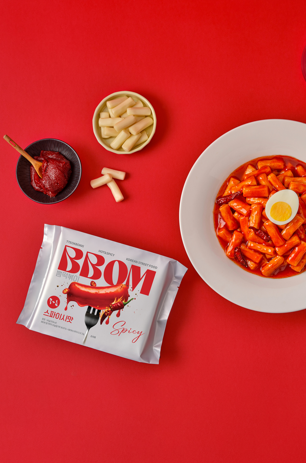 [뽐떡볶이] 스파이시 떡볶이 145g