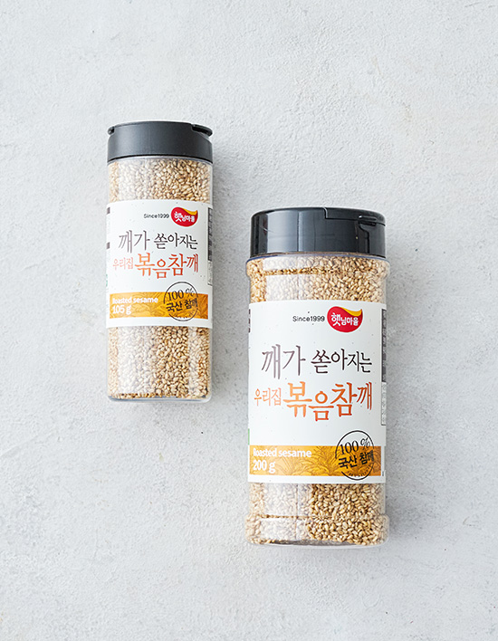 [햇님마을] 국산 100% 깨가 쏟아지는 볶음참깨 2종