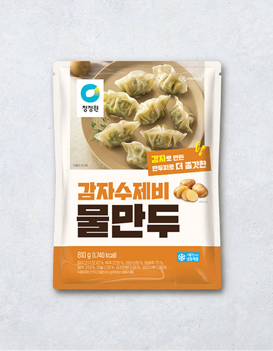 [청정원] 감자 수제비 물만두 810g