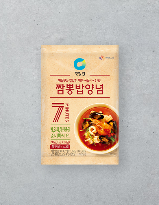 [청정원] 짬뽕밥 양념 30g