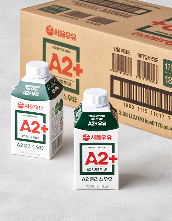 [서울우유] A2플러스 멸균우유 (170mL X 18개)