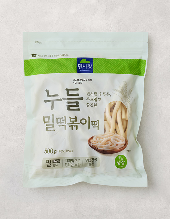 [면사랑] 누들밀 떡볶이떡 500g (지퍼백)