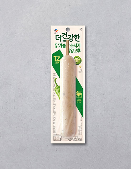 [더건강한] 닭가슴살 소시지 청양고추 80g
