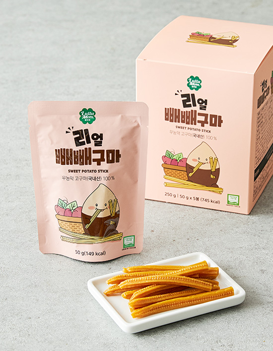 [룰루맘] 리얼 빼빼구마 (50g x 5개입)