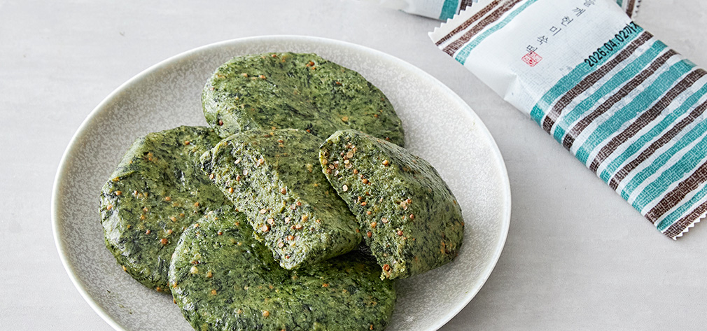 [마음이가] 들깨 현미 쑥떡 (50g X 12개) - 마켓컬리