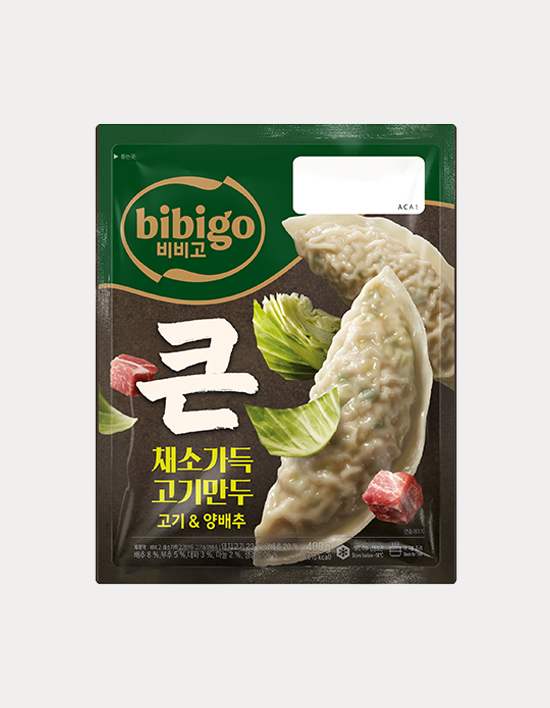 [비비고] 큰채소 가득 고기 양배추 만두 400g