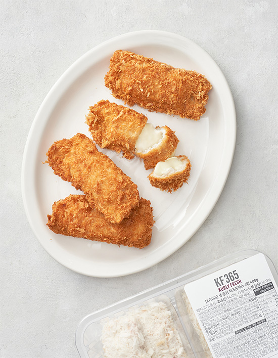 [KF365] 생 등심 치즈돈까스 4입 400g (냉장)