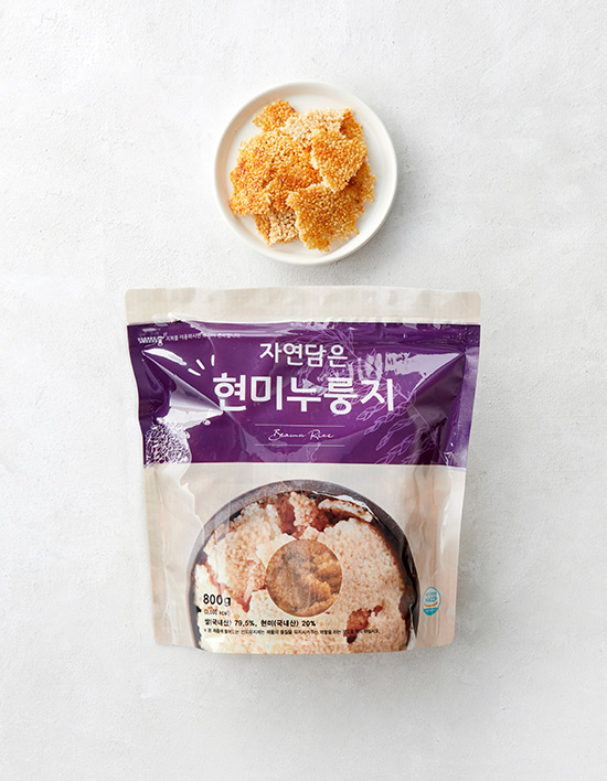 [자연담은] 국내산 현미 누룽지 800g