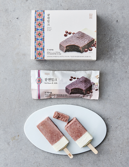 [담꽃] 팥앤밀크 아이스크림 (70g X 6개)