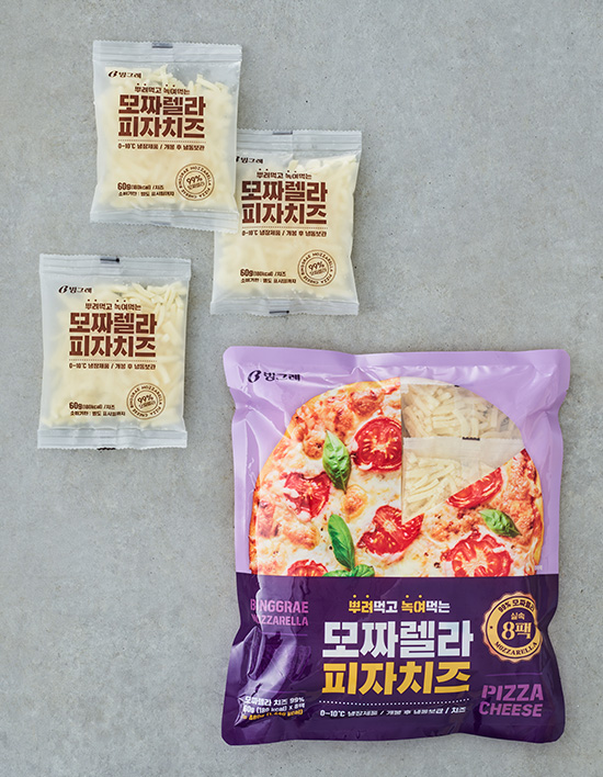 [빙그레] 모짜렐라 실속 피자치즈 (60g X 8개입)