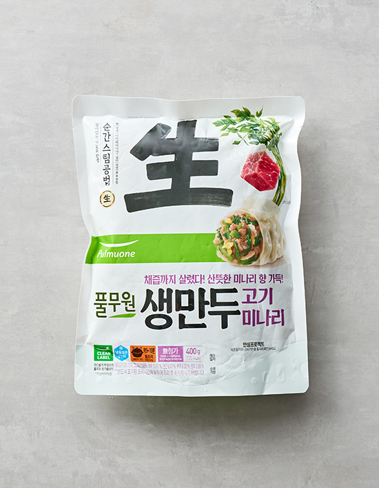 [풀무원] 생만두 고기 미나리 400g