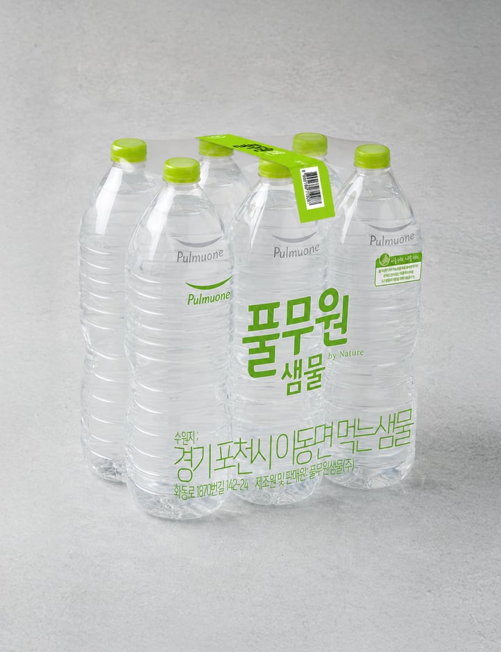 [풀무원샘물] 무라벨 생수 (2L X 6개)