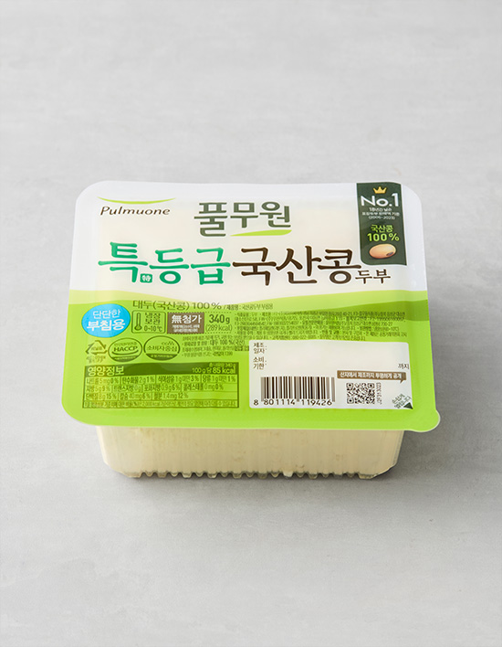 [풀무원] 특등급 국산콩 부침용 두부 340g