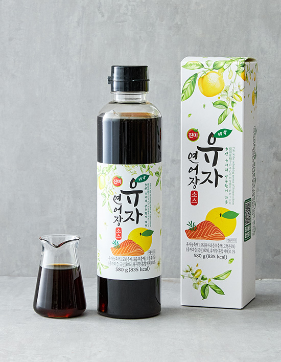 [진미] 유자 연어장 580g