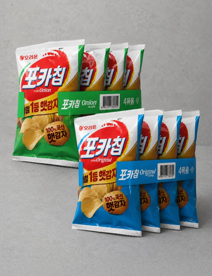 [오리온] 포카칩 4개입 2종 (택1)
