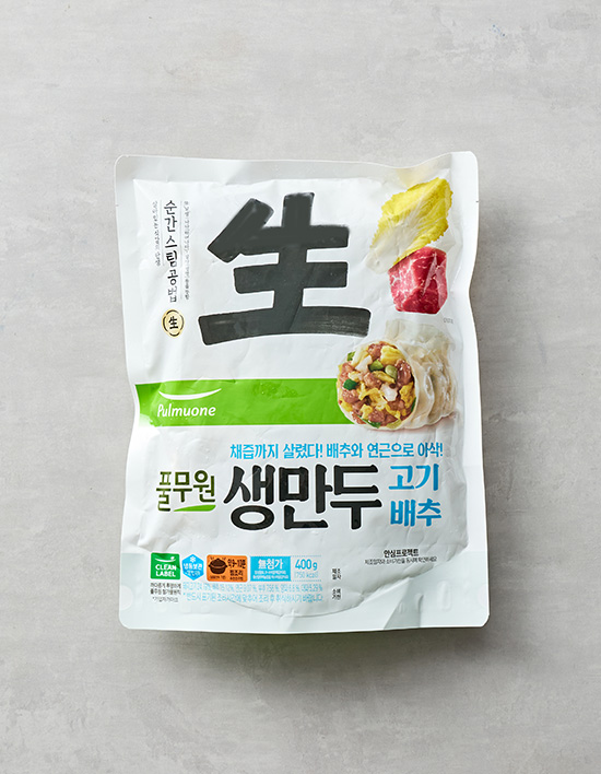 [풀무원] 생만두 고기 배추 400g