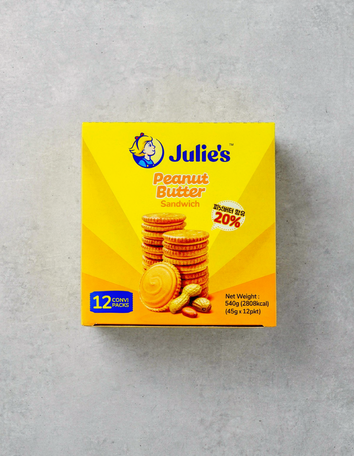 [줄리스] 피넛버터 샌드위치 540g