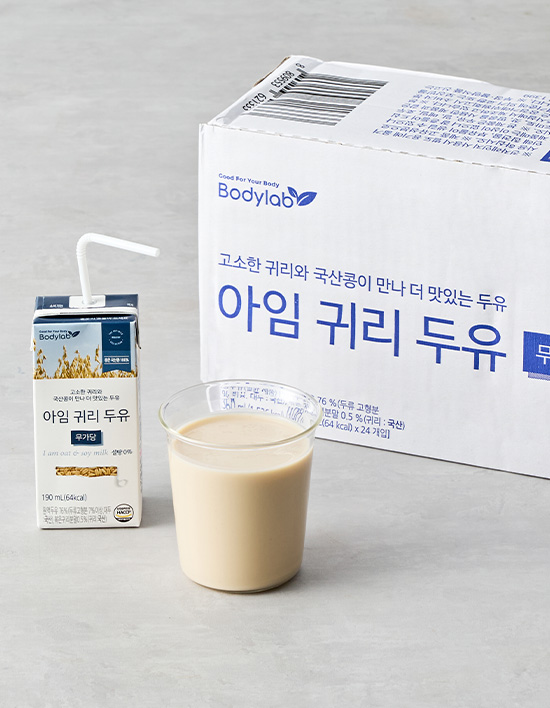 [바디랩] 아임 귀리 두유 (190mL X 24개)
