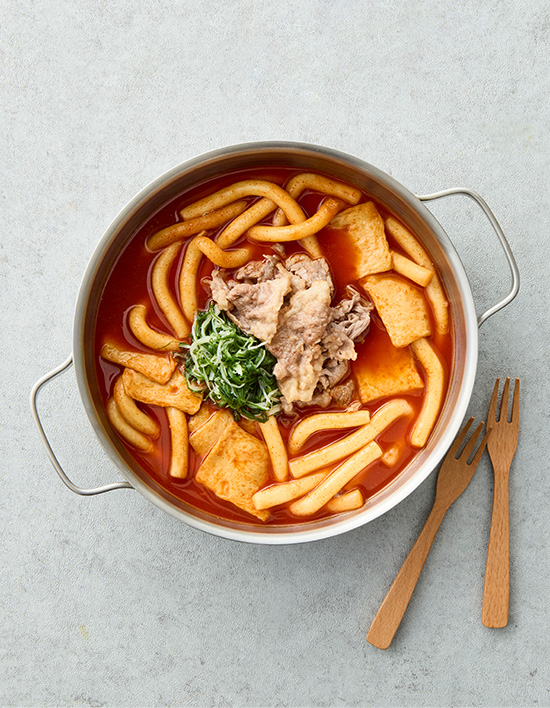 [청년다방] 시그니처 차돌 떡볶이 (2인분)