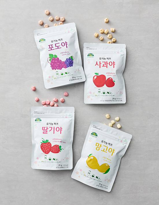 유기농퍼프딸기야 제품 이미지