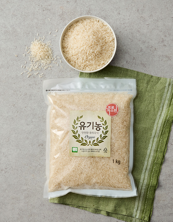 유기농 국산 프로자스민 안남미(인디카) 쌀 1kg