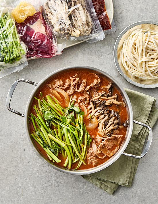 [청도미나리식당] 청도미나리 샤브샤브&칼국수