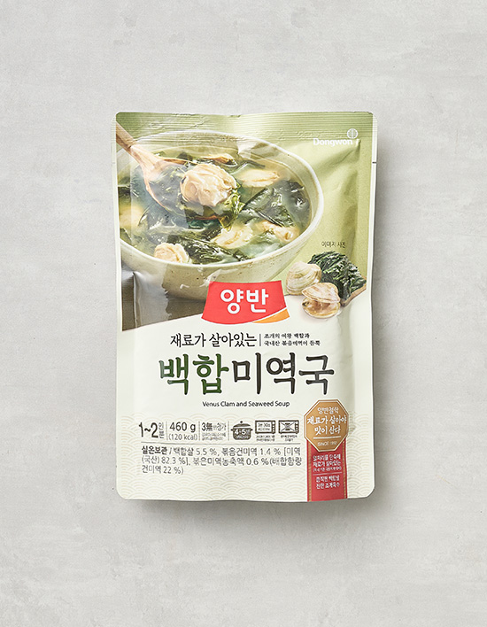 [동원] 양반 백합 미역국 460g