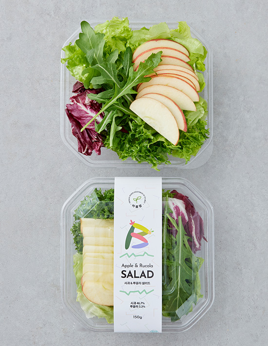[바름팜] 사과&루꼴라 샐러드 150g