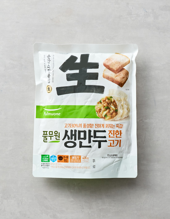 [풀무원] 생만두 진한 고기 400g