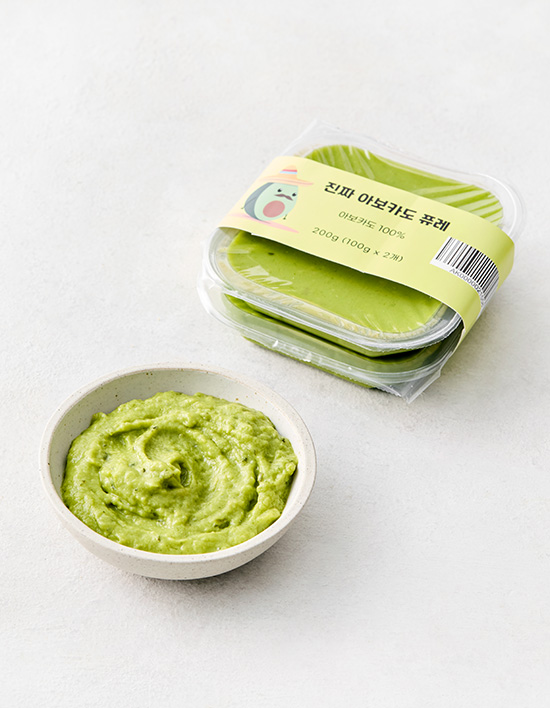 진짜 아보카도 퓨레 100g*2입