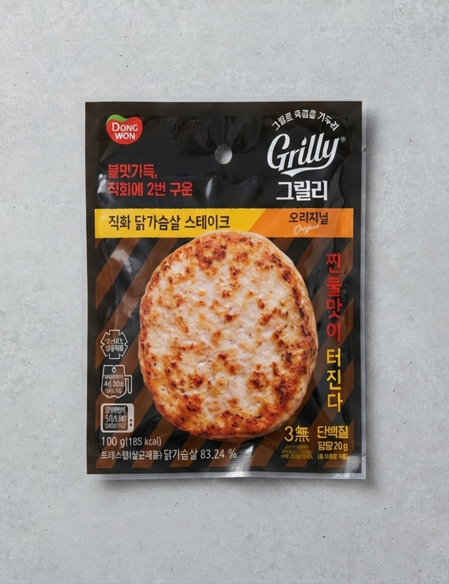 [동원] 그릴리 직화 닭가슴살 스테이크 100g (냉장)