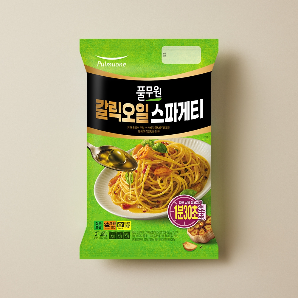 [풀무원] 갈릭 오일 스파게티 2인분(385g)