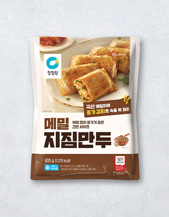 [청정원] 메밀 지짐 만두 605g