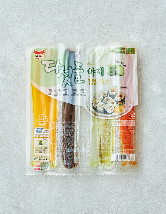 [일가집] 5줄 야채김밥 세트 