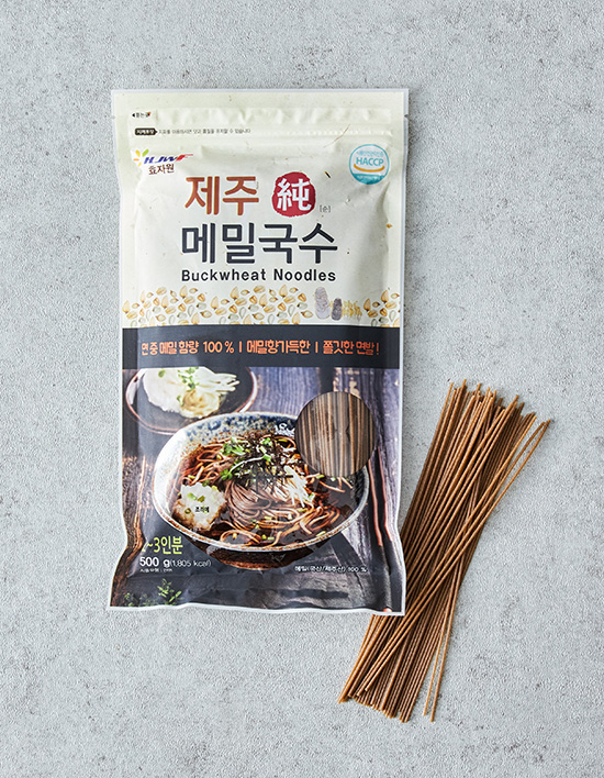 [효자원] 제주 순 메밀국수 500g