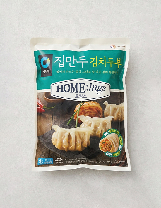 [호밍스] 집만두 김치두부 만두 400g