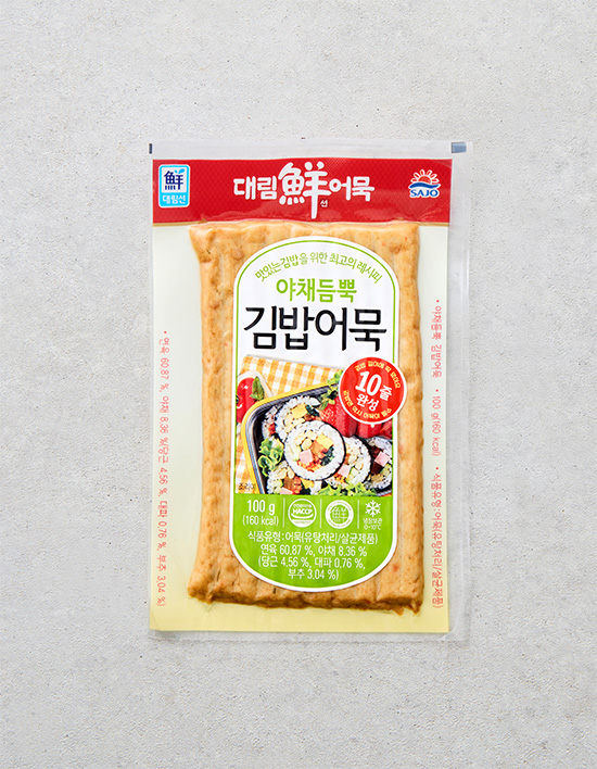 [사조대림] 야채듬뿍 김밥어묵 100g