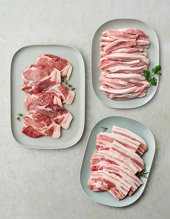 [Kim's butcher] 보리먹은 캐나다 돼지고기 3종 (택1) (냉장)